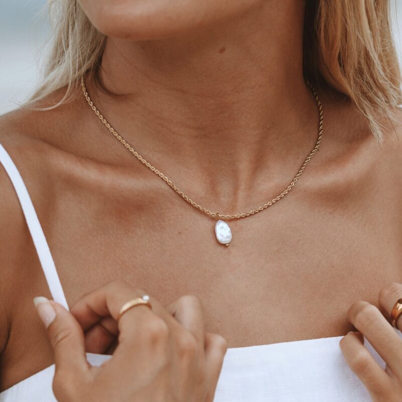 Alternative view of Bold Pearl Necklace