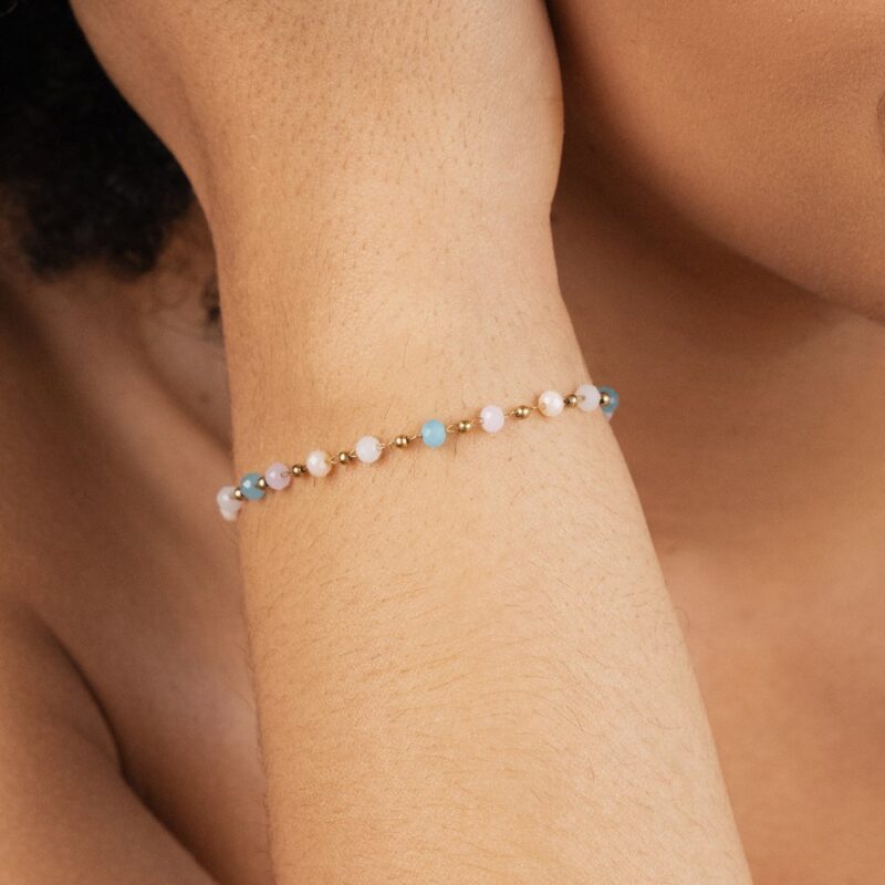 Alternative view of Dalia Beadstone Bracelet