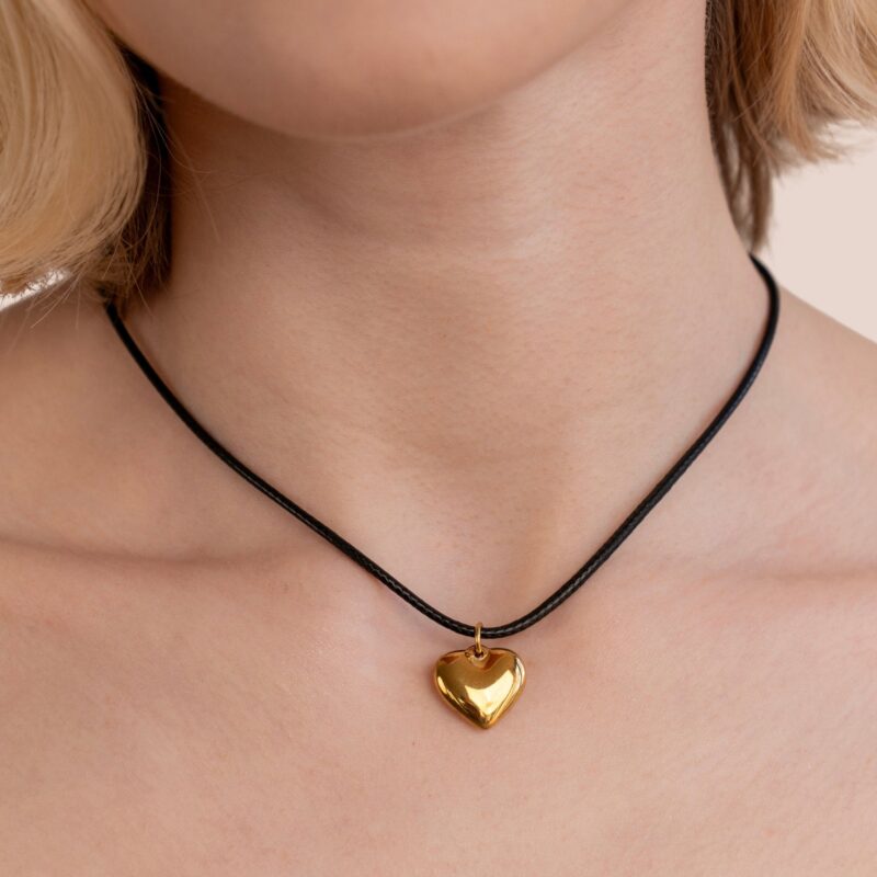 Alternative view of Esme Heart Necklace