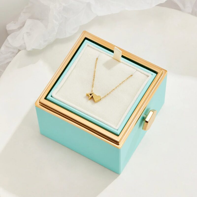 Alternative view of Forever Love & Letter Gold Necklace