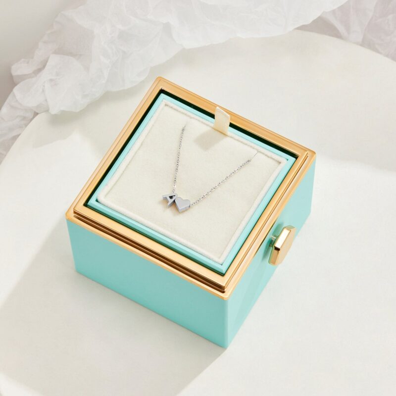 Alternative view of Forever Love & Letter Silver Necklace