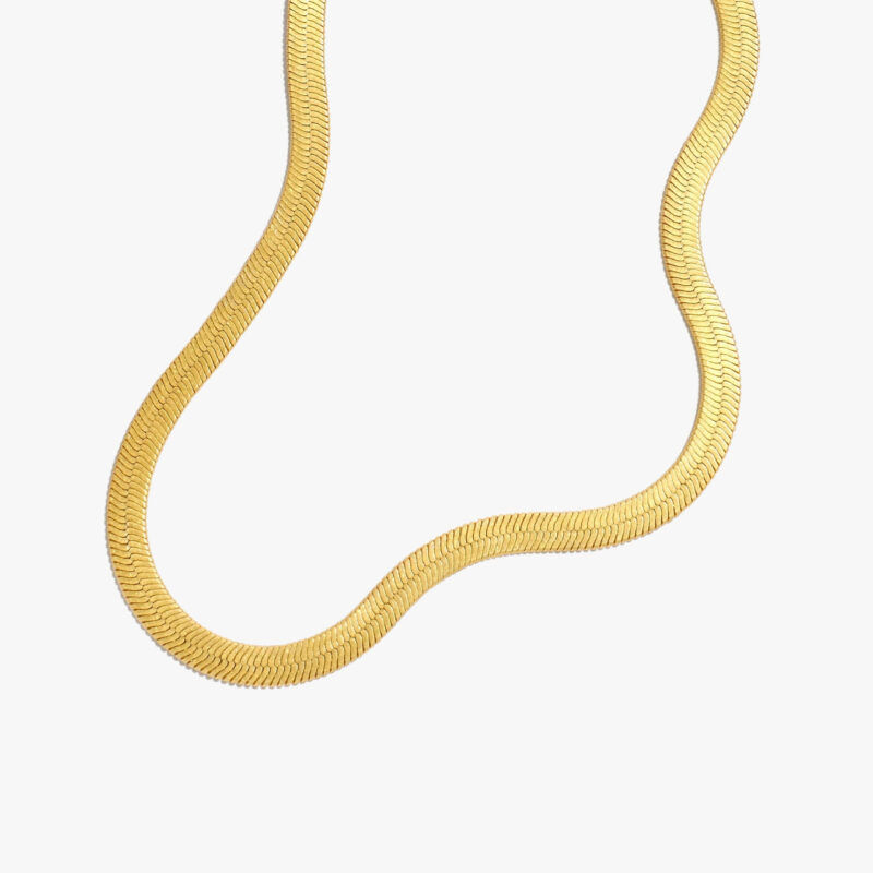 Alternative view of Chunky Herringbone Choker