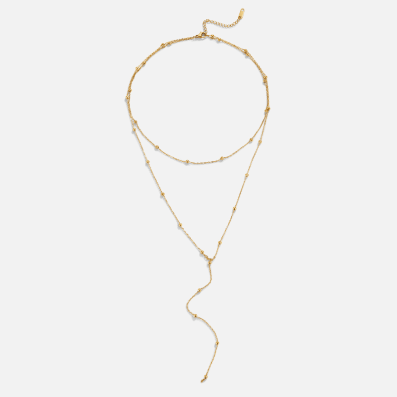 Alternative view of Layered Amara Tassel Necklace