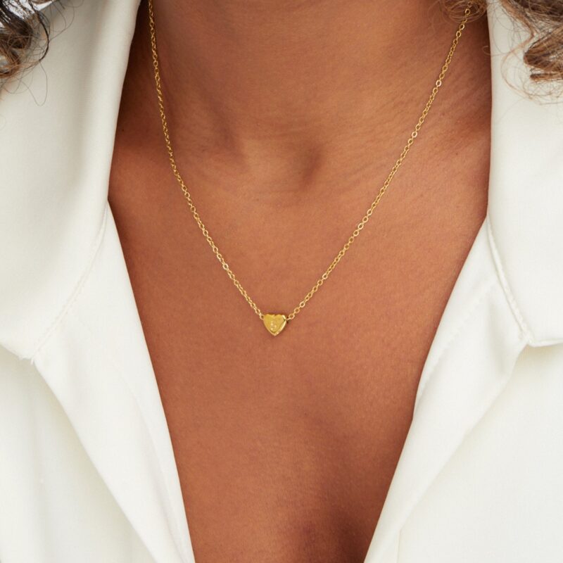 Alternative view of Letter Heart Necklace