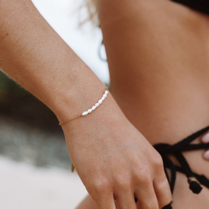 Alternative view of Mini Freshwater Pearl Bracelet