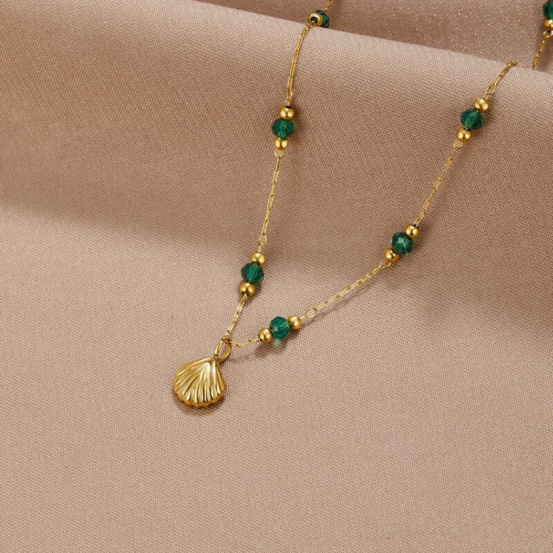 Alternative view of Ocean Lover Shell & Bead Necklace Set