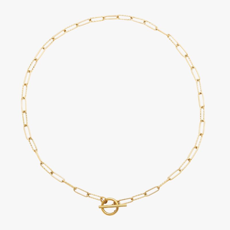 Alternative view of Paperclip Toggle Necklace