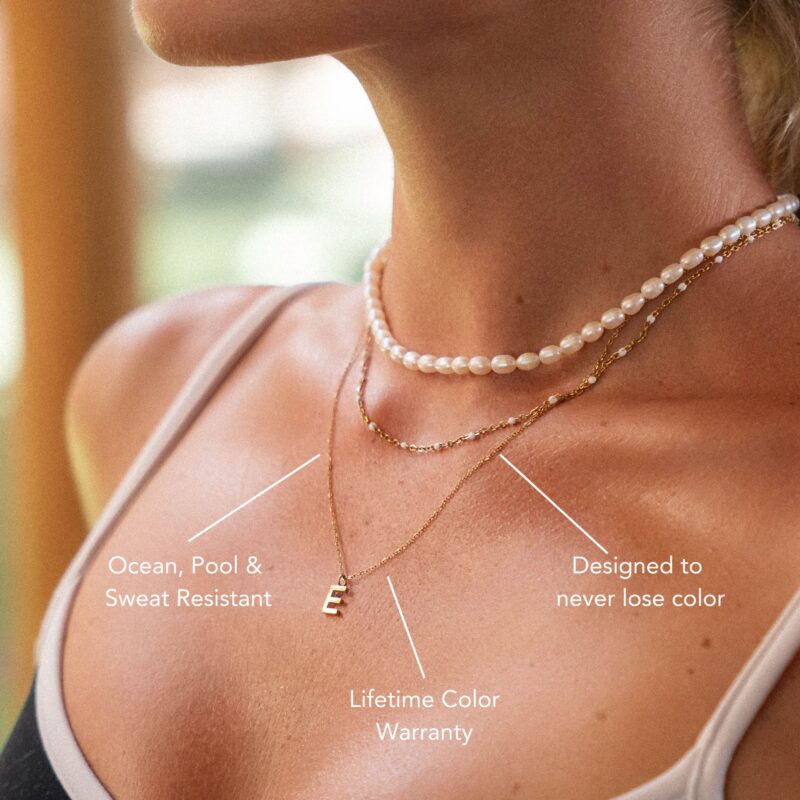 Alternative view of Initial Necklace