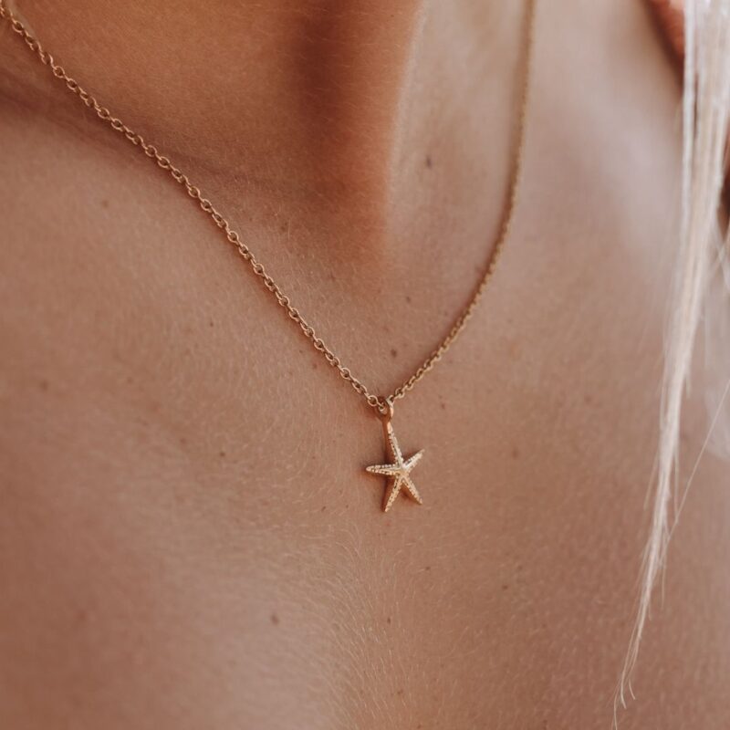 Alternative view of Starfish Necklace